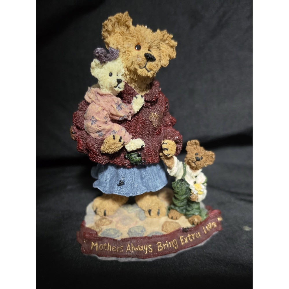 Boyds Bears Nana with Lil' Munchkin Don't Tell Mom Figurine 228435 2004